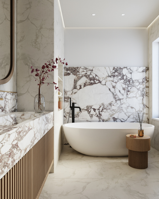 modern, elegant, luxury bathroom stock photo